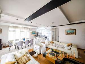 Porodični stan sa terasom i garažama u Bloku 19a, 139m2